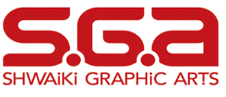 S.G.A for printing & packaging logo